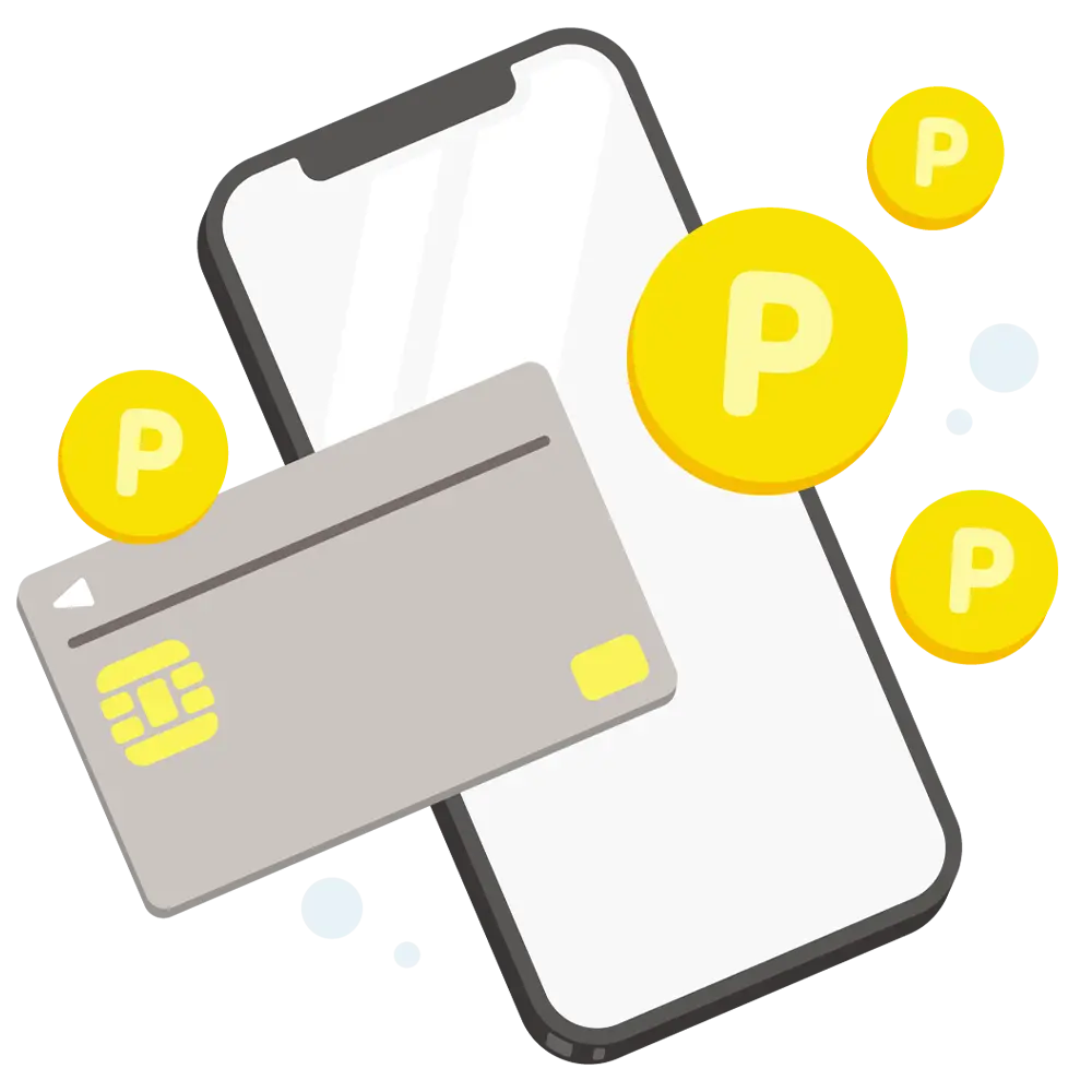 スマホとカード